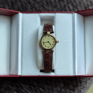 Must de Cartier Vendome 18k Gold Vermeil 590004 FIRM PRICE
